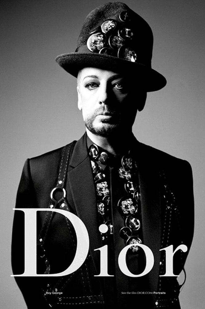 Boy George in the Dior Homme campaign