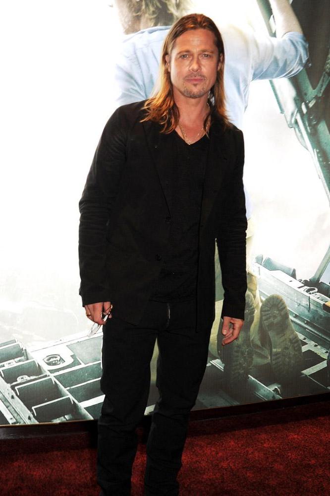 Brad Pitt at World War Z premiere