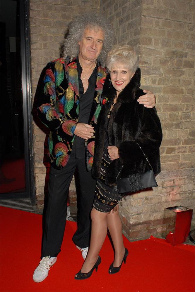 Brian May and Anita Dobson