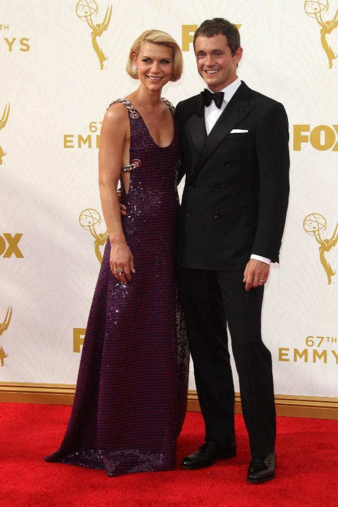 Claire Danes and her husband Hugh Dancy at the Emmy Awards