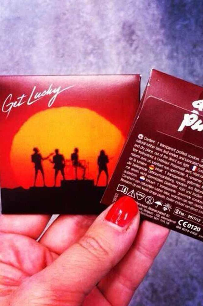 Daft Punk's Durex condom packet