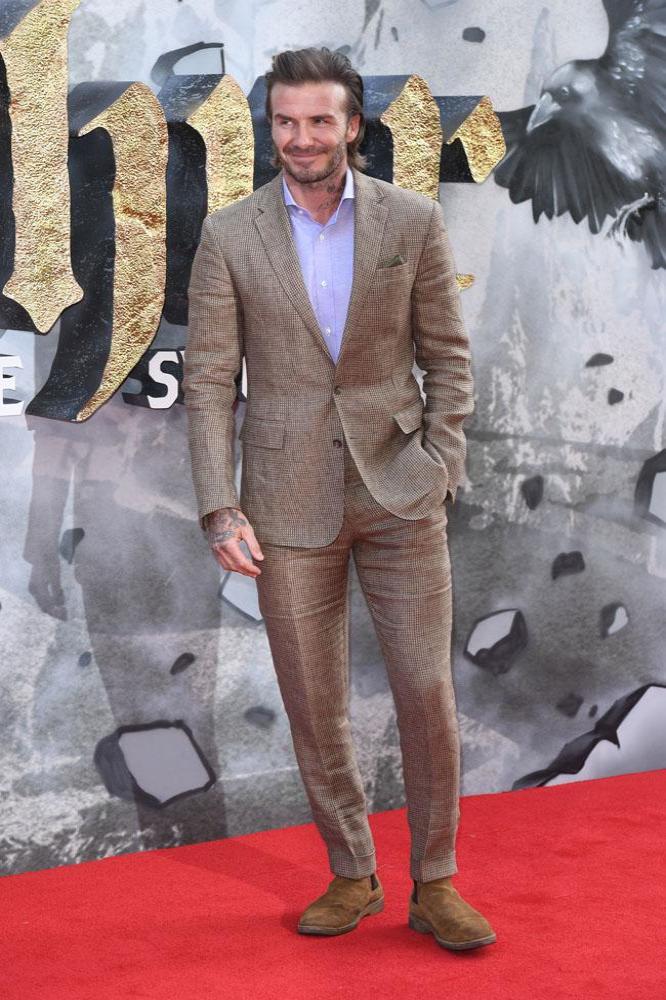 David Beckham  at the European premiere of 'King Arthur: Legend of the Sword'
