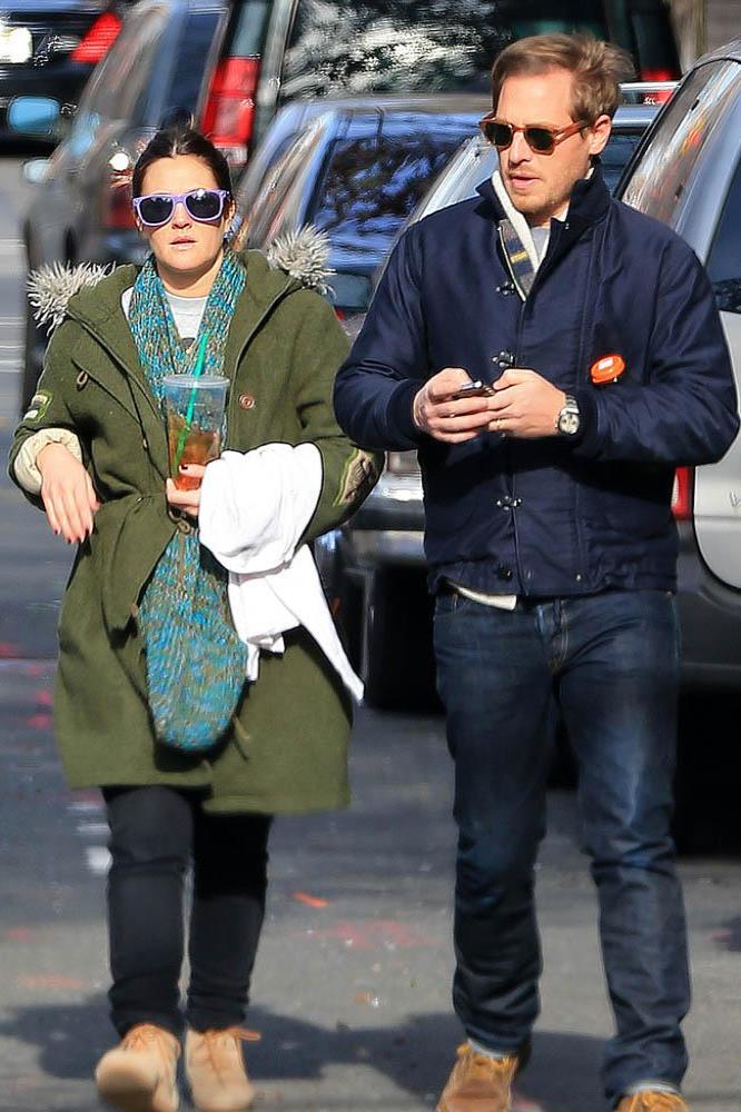 Drew Barrymore and her husband Will Kopelman