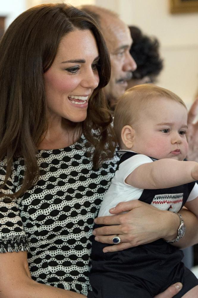 Duchess Catherine and Prince George