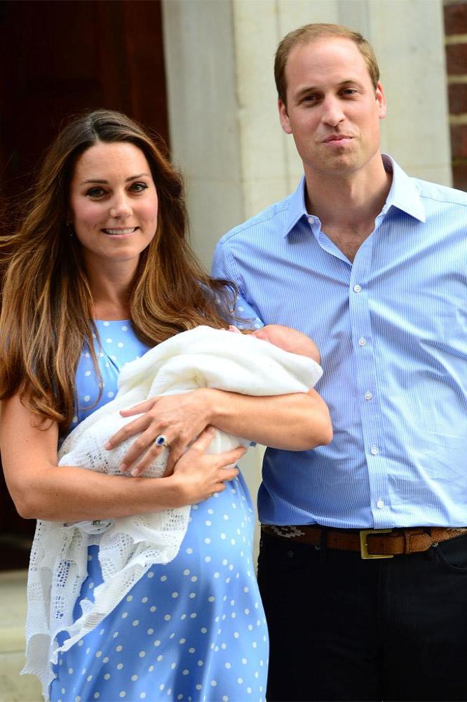 Princes William and George and Duchess Catherine