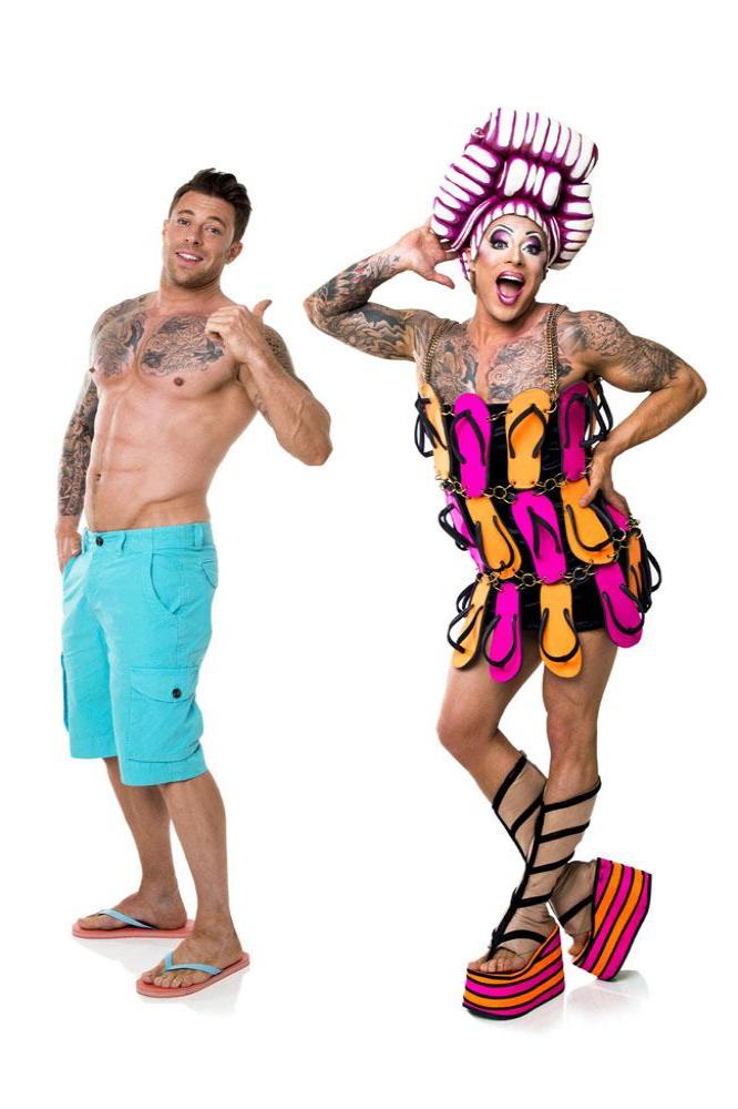 Duncan James in his 'Priscilla, Queen of the Desert' costume