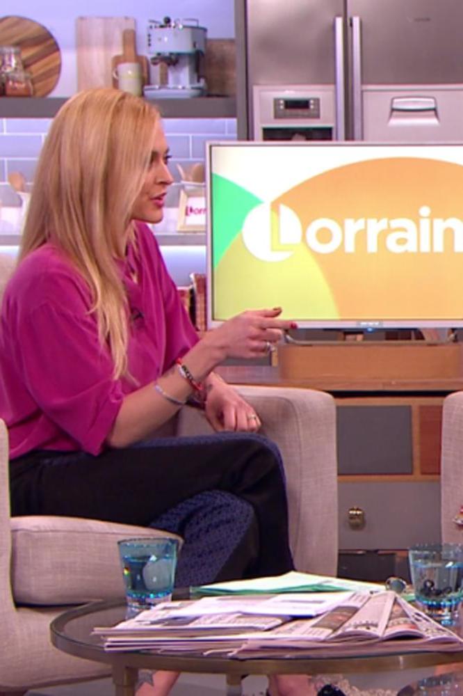 Fearne Cotton and Holly Willoughby on 'Lorraine'