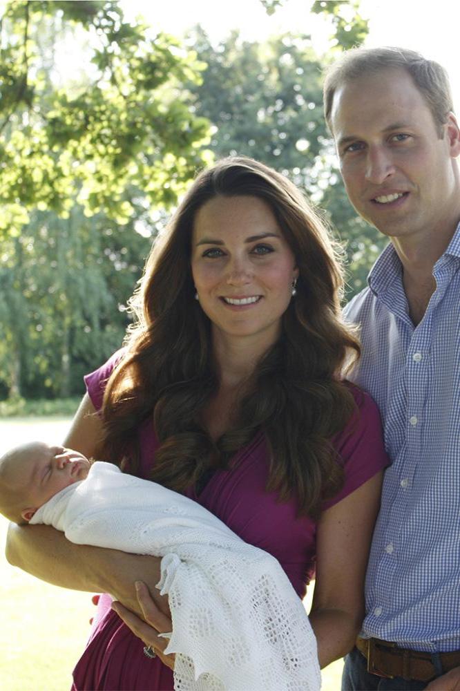 Duke and Duchess of Cambridge and Prince George