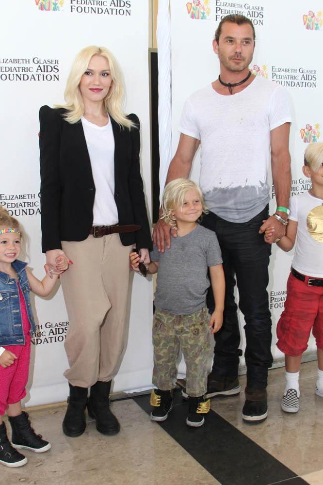 Gavin Rossdale, Gwen Stefani and their sons