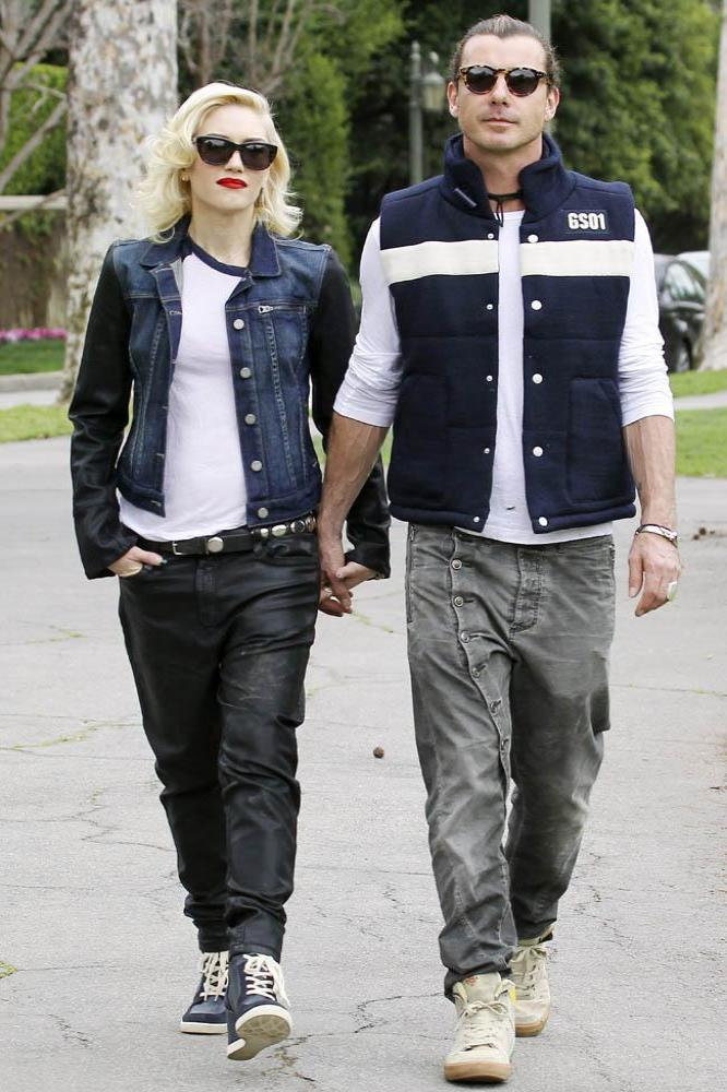 Gavin Rossdale with wife Gwen Stefani