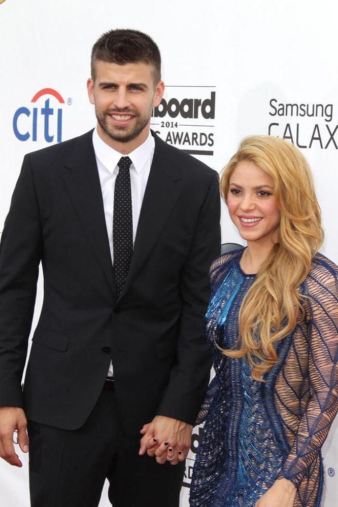 Shakira with Gerard Pique