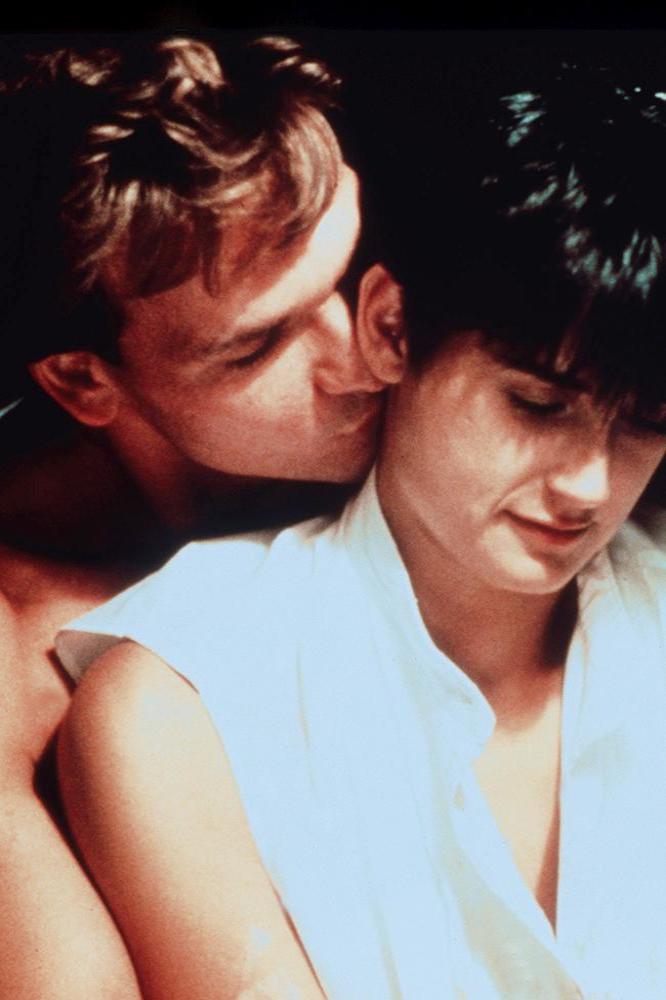 Patrick Swayze with Demi Moore in 'Ghost'