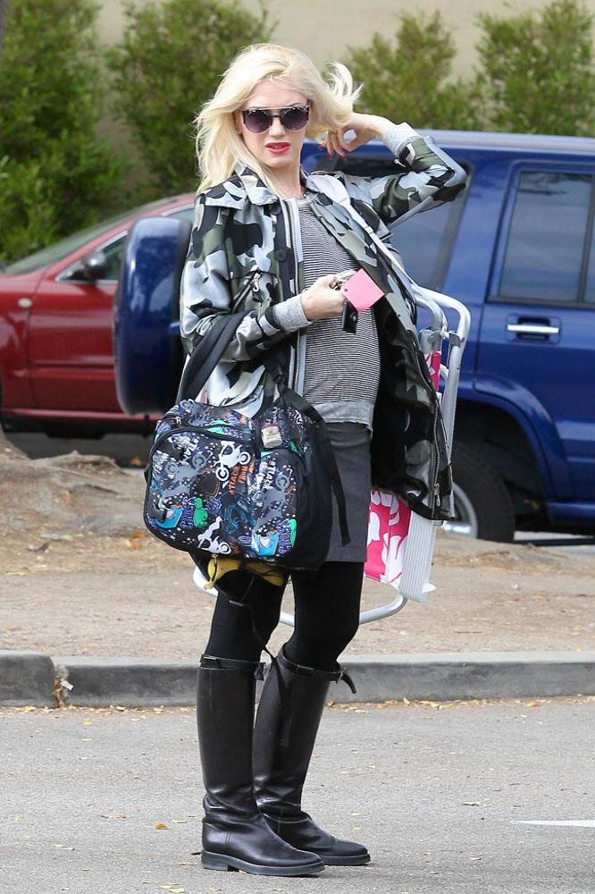 Gwen Stefani has her maternity style perfected