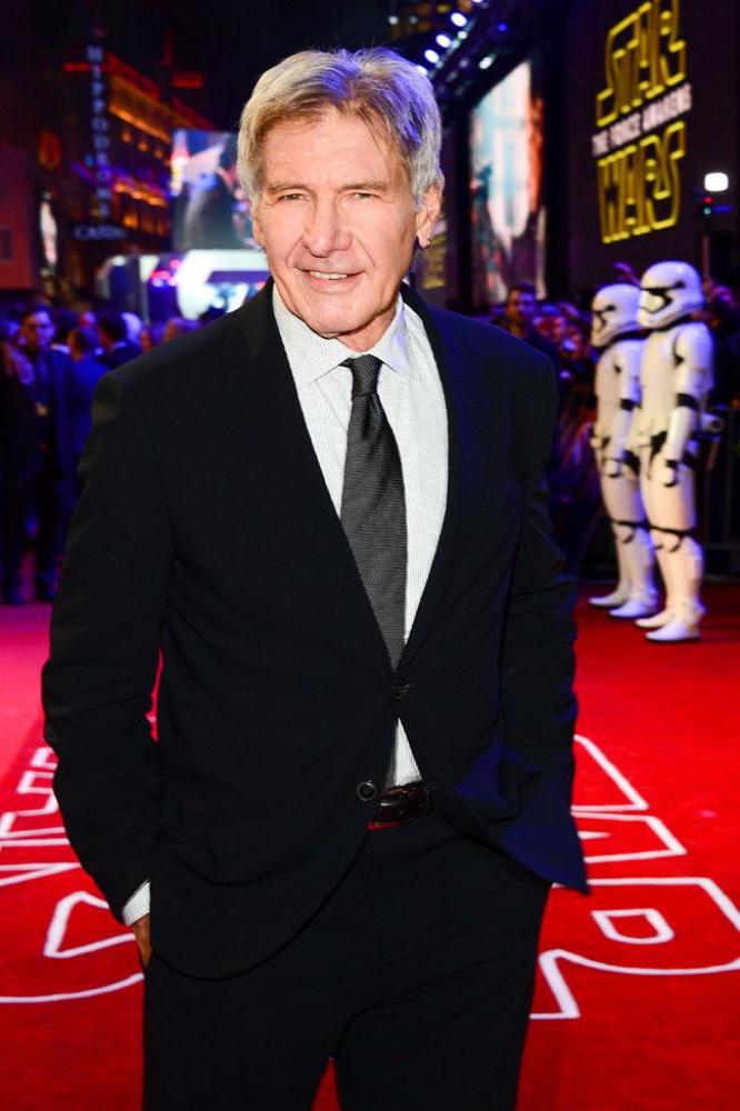 Harrison Ford at the European premiere
