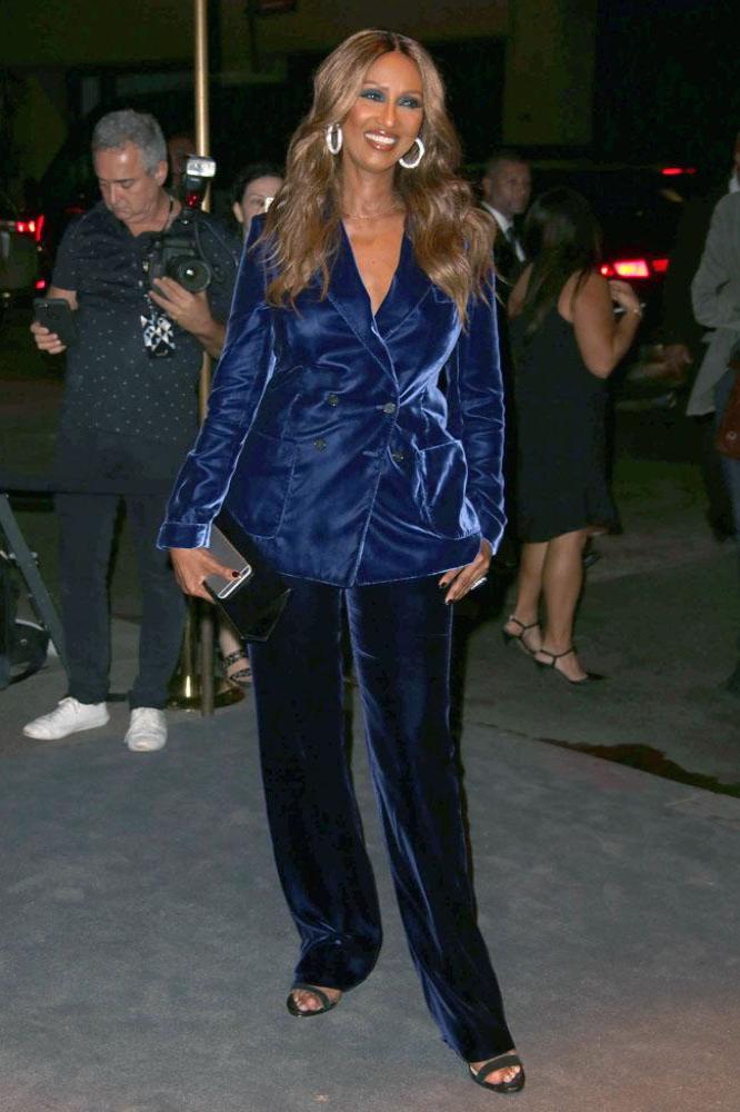 Iman at Tom Ford's Fall 2016 Colllection in New York