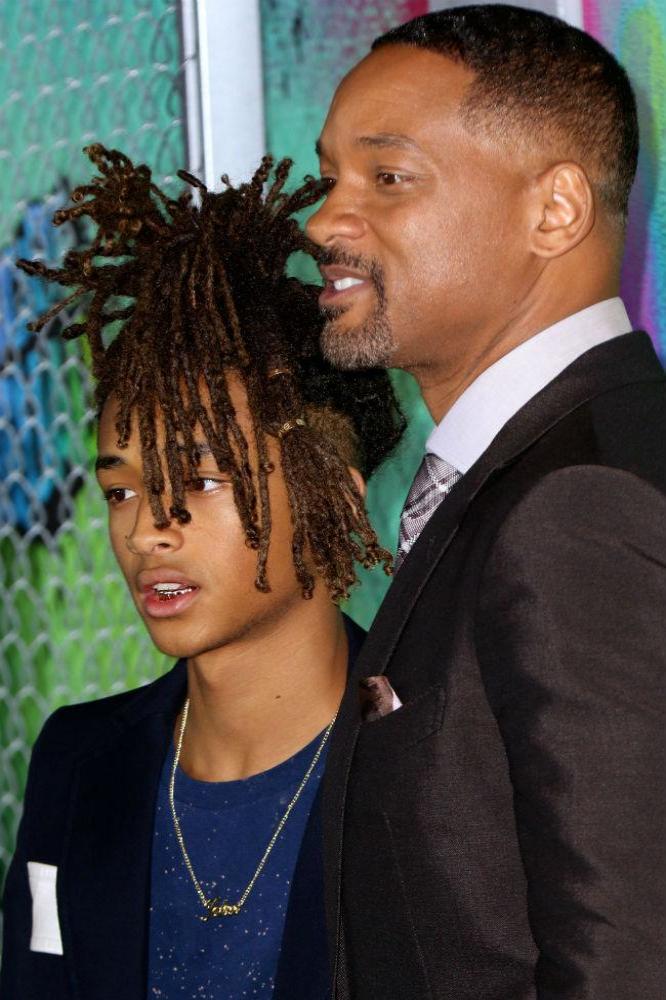 Jaden and Will Smith at Suicide Squad world premiere