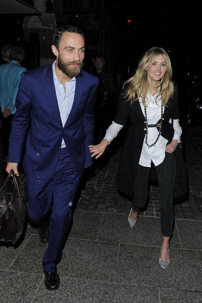 James Middleton with girlfriend Donna Air
