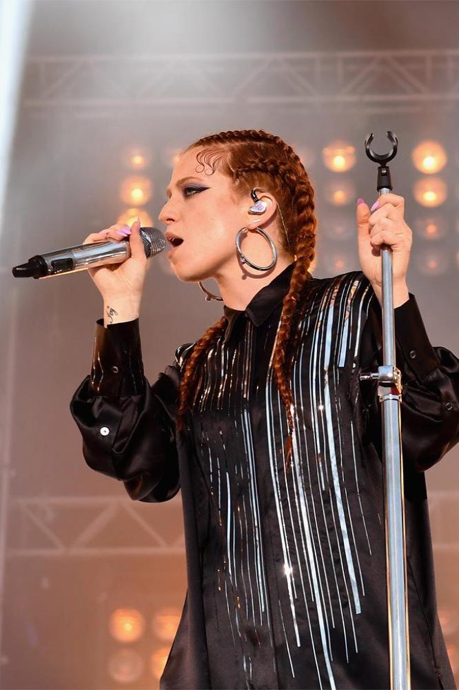 Jess Glynne performing at MTV Crashes Plymouth