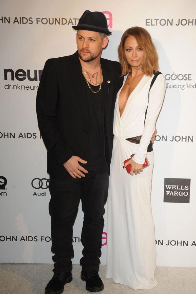 Joel Madden with wife Nicole Richie