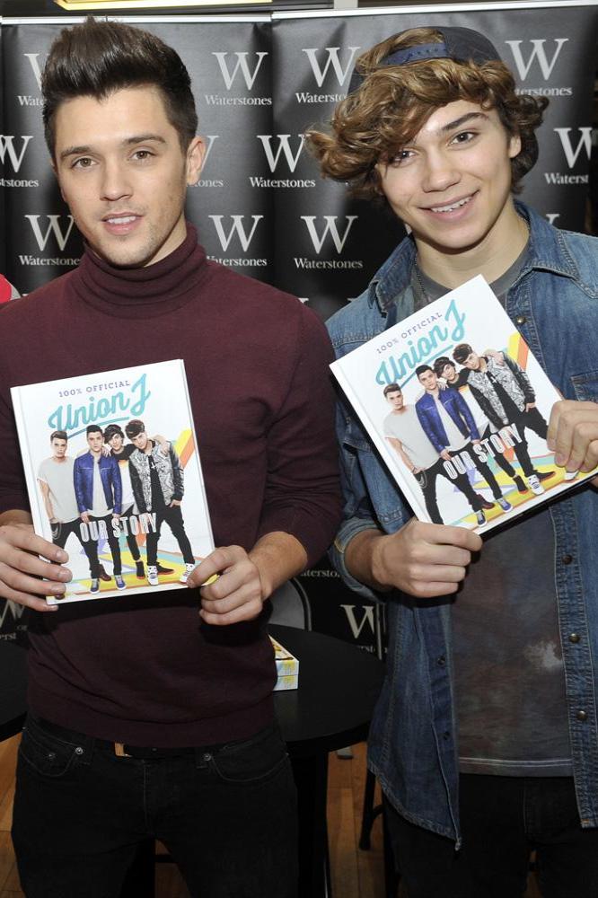 Union J at Waterstone's book launch