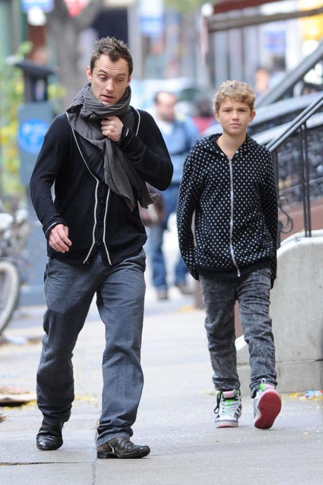 Jude Law with his son Rafferty
