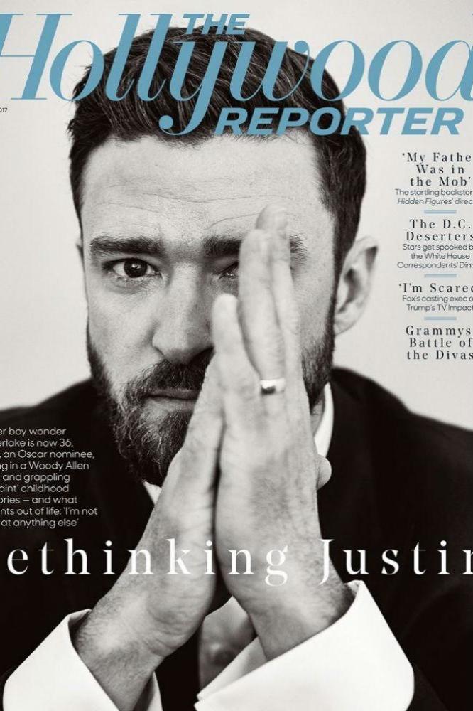 Justin Timberlake in The Hollywood Reporter