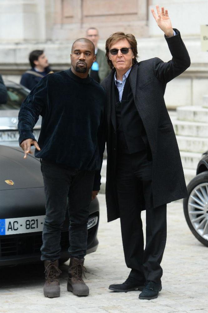 Sir Paul McCartney and Kanye West