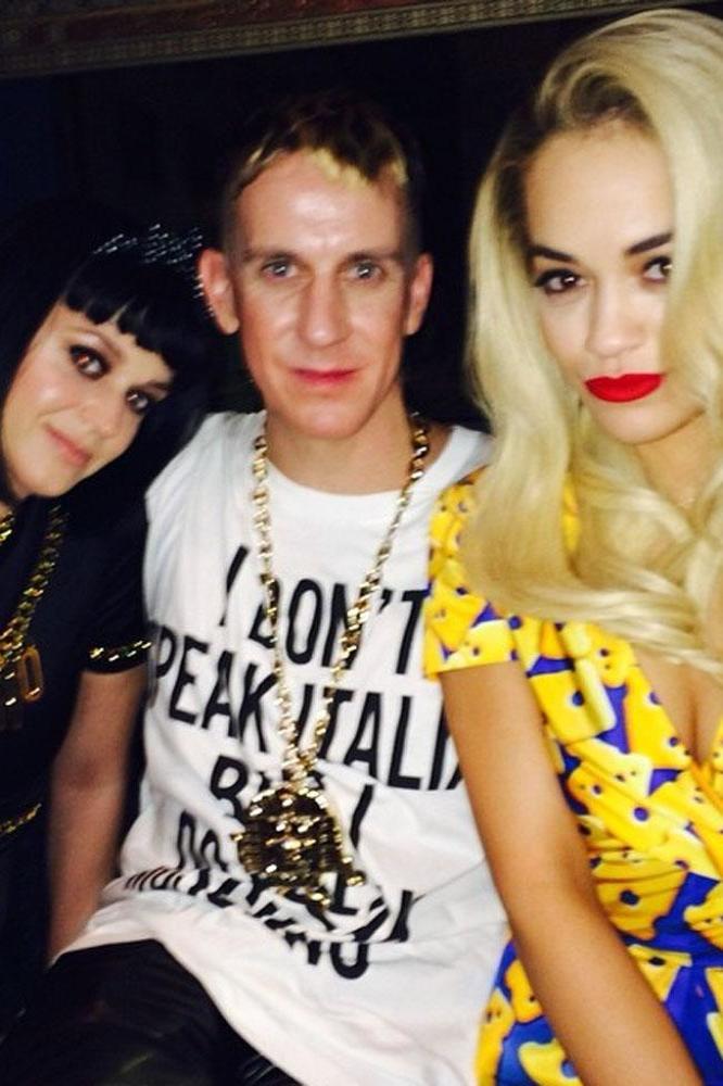 Jeremy Scott, Katy Perry and Rita Ora (c) Instagram