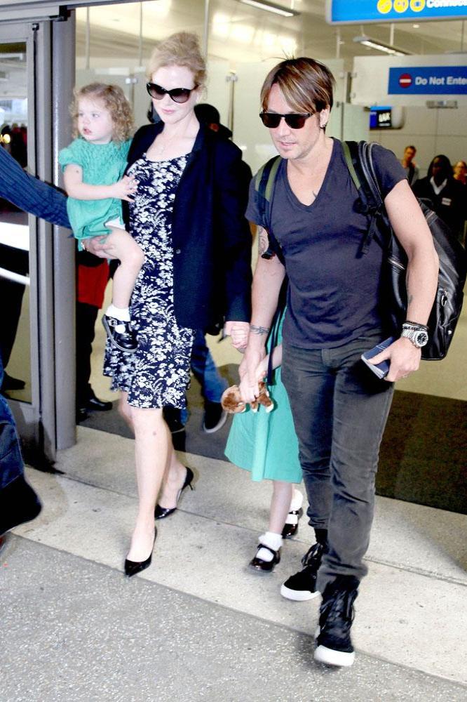 Nicole Kidman and Keith Urban and their daughters