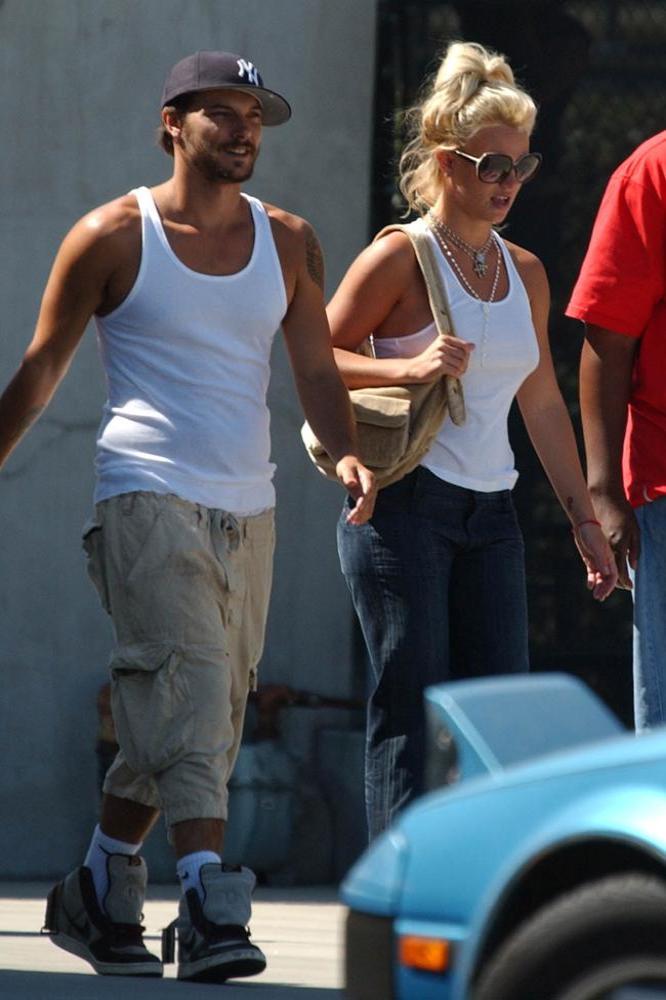 Kevin Federline and Britney Spears during their marriage