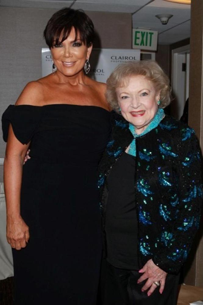 Kris Jenner and Betty White