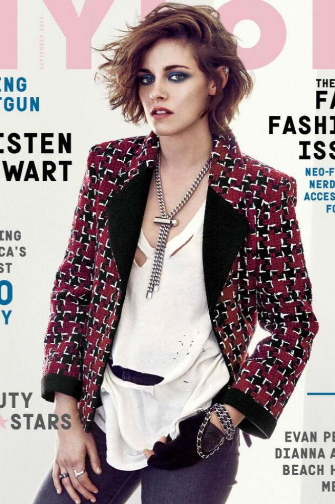 Kristen Stewart on the cover of Nylon