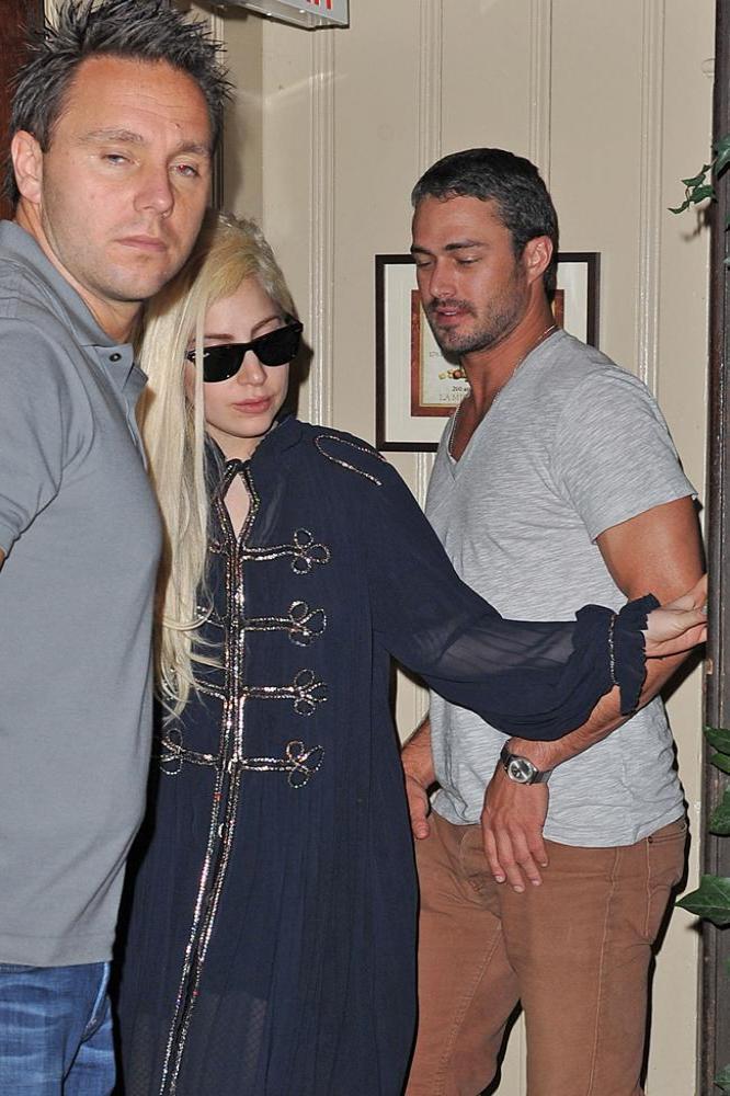 Lady Gaga with Taylor Kinney