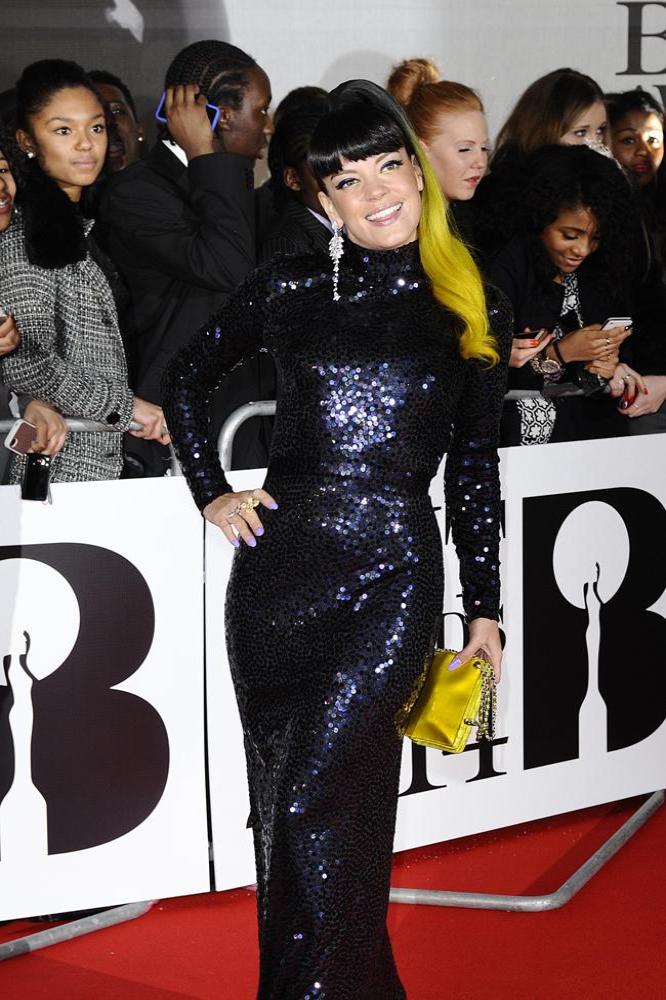 Lily Allen stood out at the Brit Awards
