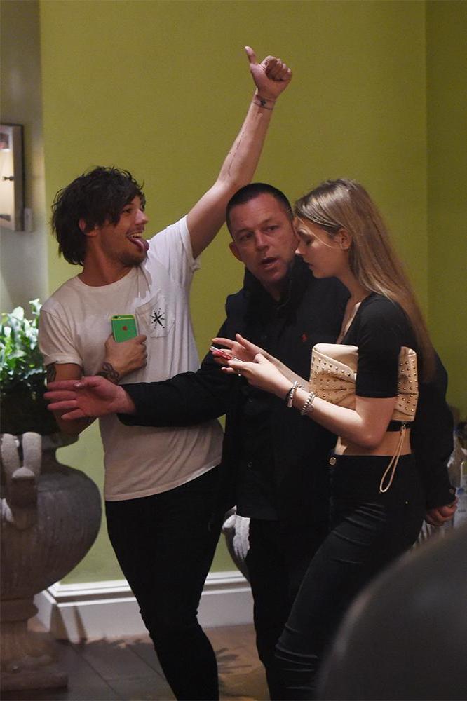 Louis Tomlinson with mystery woman