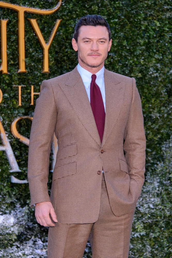 Luke Evans at Beauty and the Beast premiere
