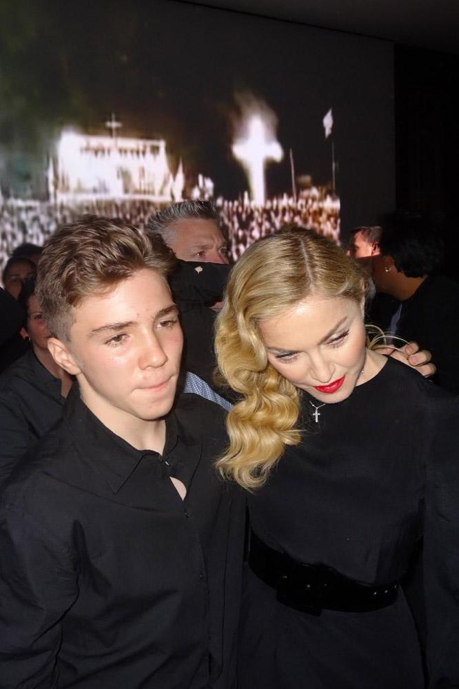 Madonna and son Rocco