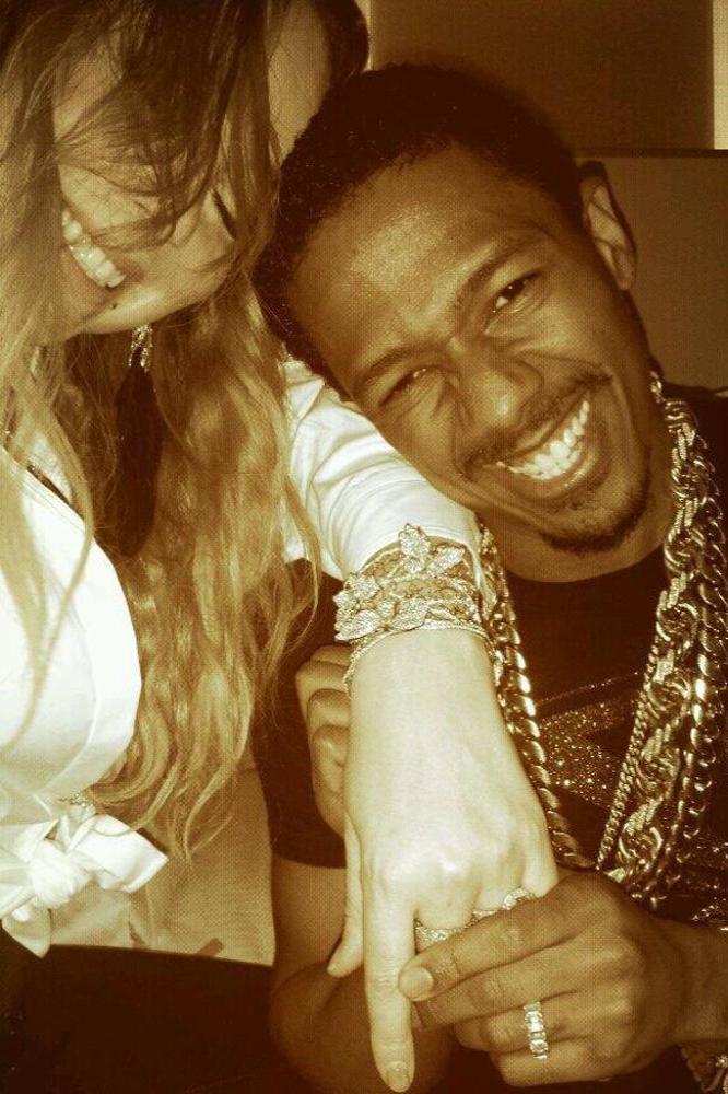 Mariah Carey and Nick Cannon (c) Twitter