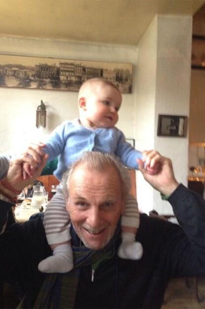 Mark Shand with great-nephew (c) Twitter