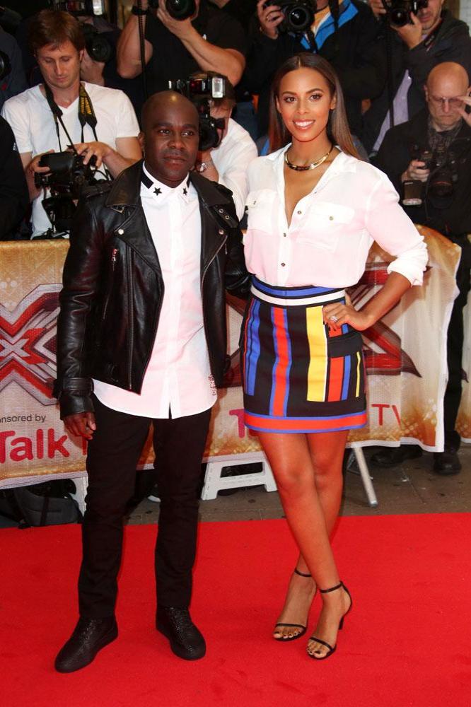 Melvin Odoom and Rochelle Humes