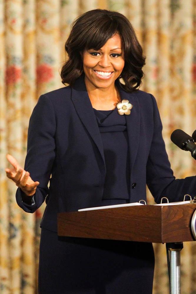 Michelle Obama lead the fashion workshop
