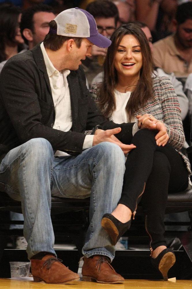 Ashton Kutcher and Mila Kunis