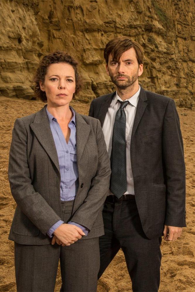 Olivia Coleman and David Tennant in 'Broadchurch'