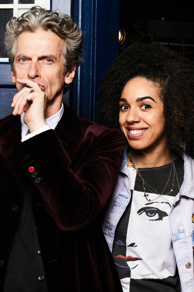 Peter Capaldi and Pearl Mackie as The Doctor and Bill