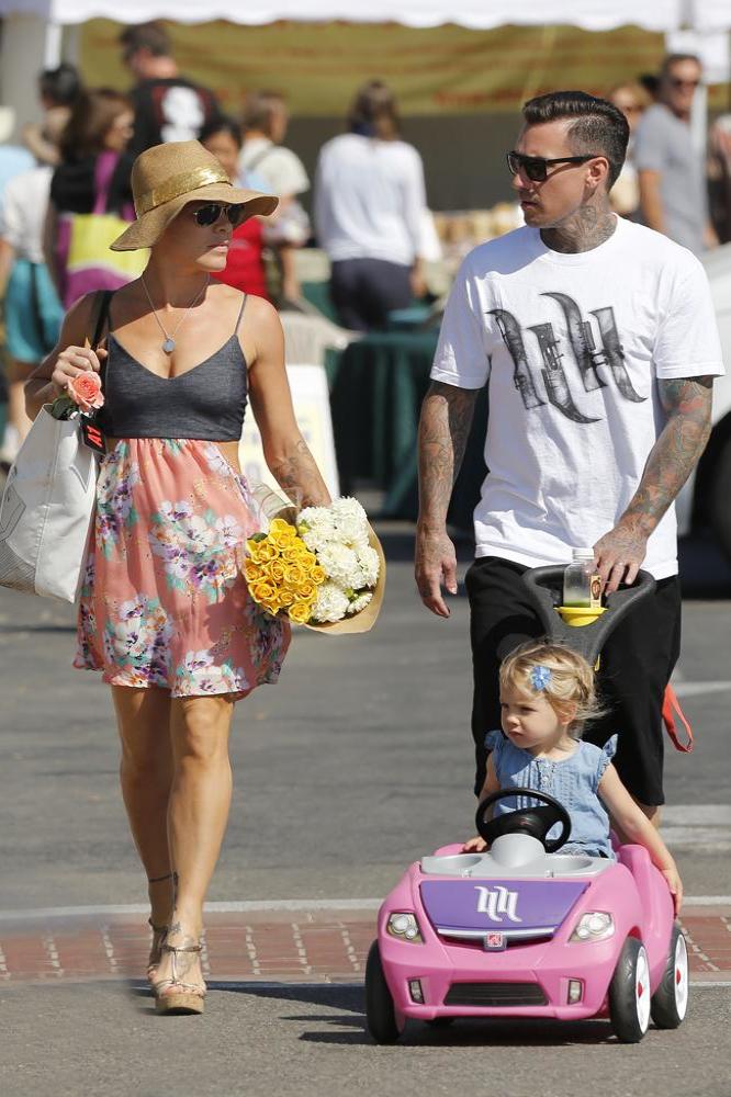 Pink with her husband Carey Hart and daughter Willow