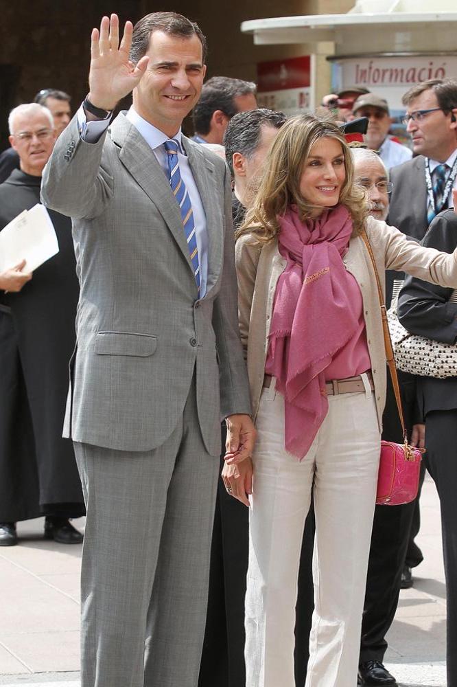 Spain's King Felipe and Queen Letizia