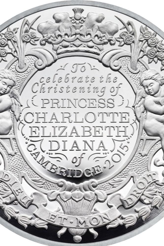 Princess Charlotte's christening coin 