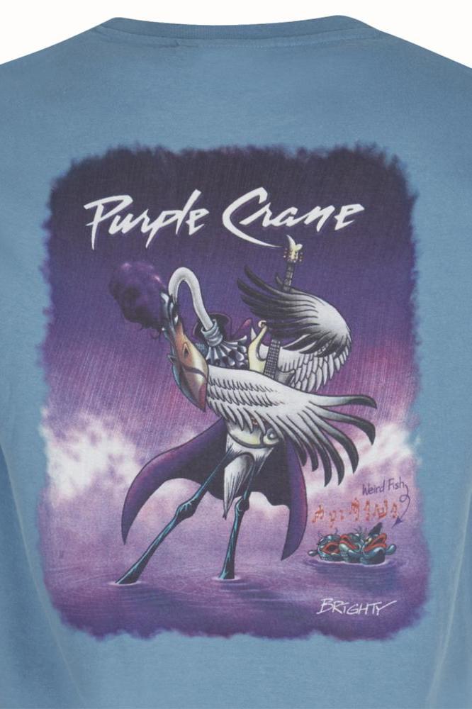 Purple Crane top by Weird Fish 