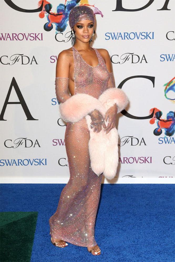 Rihanna at the CFDA Awards