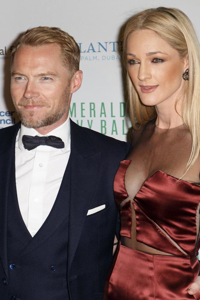 Ronan Keating with wife Storm